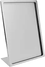 Vertical Sign Holder Tabletop Menu Display Stand, Stainless Steel Material for Hotel Restaurant, Stable and , Easy to , Ideal for Displaying Menus Signs Posters