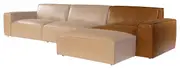 Nola Leather Left Sofa Seat, Como Tan