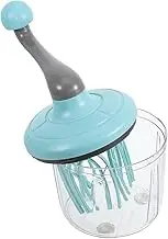 JEWEDECO Hand Cranked Egg Beater Mixer Manual Whisk with Variable Speed Control User Friendly Design for Effortless Mixing Kitchen Utensil for Baking and Cream Whipping