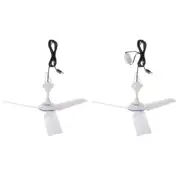 Portable Small USB Fans Mini Hanging for Camper Tents Bed Hanger Fan for Outdoor