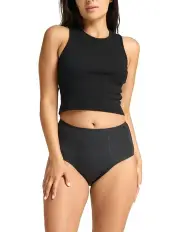 [Modibodi] Super-Overnight Seamfree Period Full Brief in Black