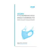 Atomy PTFE Membrane Mask Convenient Breathable Elastic PP/ES HEPA 15 pcs NEW