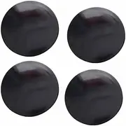 4Pcs 55mm Front Rear Left Right Center Tire Rim Hub Cap Cover Car Universal Black auto Parts