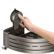 Perforation-Free Bathroom Storage Tripod Wall-Mounted Adjustable Storage Shelf Bathroom Suction Cup Corner Rust-Proof Drain Rack
