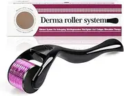 0.25mm Derma Roller Microneedle 540 Titanium Microneedle Roller for Face Body Skin Care Beard Growth Hair Regrowth Micro Needling Stainless Steel Needle Wrinkle Remover Stretch Marks Scar Cellulite