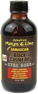 Jamaican Mango & Lime Jamaican Mango & Lime Xtra Dark Jamaican Black Castor Oil 4 Oz, 4 Ounce