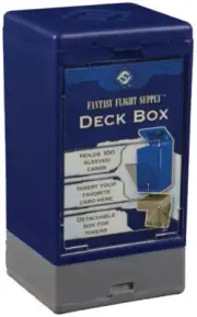 Customizable Deck Box - Blue Fantasy Flight GAMING SUPPLY BRAND NEW ABUGames