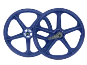 Skyway BMX Tuff II Coaster 20 inch Wheel Set Male Blue 20 x 1.75" 3/8" axle