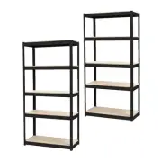 VIC NEW Shed Style Slot-n-lock 5 Shelf Unit Bundle