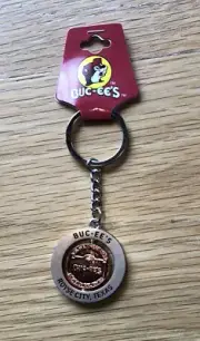 Buc-ee's Logo Spinner Keychain, Key Ring - Royse City Texas Store