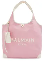 Balmain B-Army Canvas Tote - Pink ONE SIZE