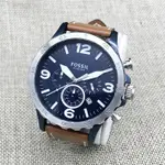 FOSSIL 手錶 皮帶 三眼 計時 石英 大 男錶 JR1487JR1354JR1504JR1401