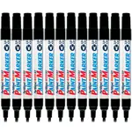 Artline 409 Box 12 Paint Marker Chisel Tip 4mm (Black)