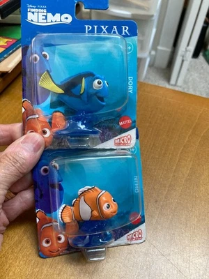 Mattel Disney / Pixar Finding Nemo - Micro Collection - Nemo and Dory -Sealed
