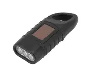 LED Flashlight USB Rechargeable Zoomable Power Display White Red Light Waterproof Flashlights for Emergencies