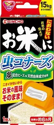 在飛比找Yahoo!奇摩拍賣優惠-《現貨》日本製~日本金鳥KINCHO 防米蟲 米箱貼 15K