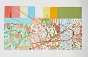 Stampin' Up! YOU'RE A PEACH card making kit; Spring, birthday, get well, congrat