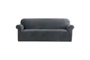 Artiss Sofa Cover Couch Covers 4 Seater Velvet Grey