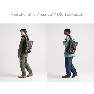 Herschel Little America™ Mid【11391】淺灰 筆電包 減壓背帶 登山包 後背包