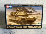 Tamiya M1A2 Abrams 1/48 U.S. Main Battle Tank Plastic Model Kit (TAM32592)
