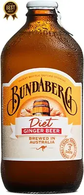 Diet Ginger Beer 12x375ml – Low Calorie Soft Drink, Sugar-Free, Refreshing