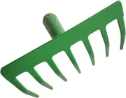 7-Tine Steel Head Garden Rake Head without Handle Kids Garden Hard Rake Head Onl
