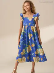 Angel & Rocket Blue Maxine Print Maxi Dress (F32366) | $69 - $85