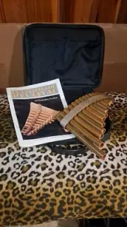 Winston Plastic Pan Flute / 15 Pipes with Song Book and Carrying Case