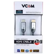V-Com 3m HDMI 2.0 Lead 4K Ultra HD Cable Gold Plated Cord Connector w/Ethernet