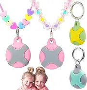 CHABAEBAE Airtags Holder for Kid Audlts Airtags Necklace Airtag Kids Hidden | Adjustable Air Tag Necklace Kid, Adult | Waterproof Airtags Case