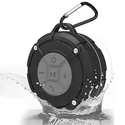 Shower Speaker, IPX7 Waterproof Bluetooth Speaker, Loud HD Sound, Portable Wireless Speaker with Suction Cup Sturdy Hook, Built-in Mic, for Shower, Pool, Beac