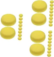 3sets Sponge Paint Brushes Set Round Sponge Brushes for Boys and Girls Watercolors Crafts Home Cleaning Pottery Clay Quick Restoration Easy Maintenance 10pcs*3
