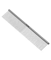 Andis 68550 Stainless-Steel Comb for Knots Mats & Loose Hair Removal Silver 7.5"