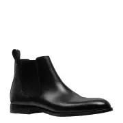 FABIAN BLACK LEATHER BOOTS