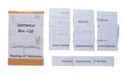 Teacher Made Literacy Center Educational Resource Game Sentence Mix-Up