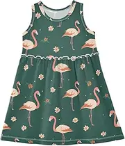 [Caihoyu] Girls' Summer Tank Dress Toddlers Soft Spring Dresses Summer Active Playwear, Multicolor10, 6 Years