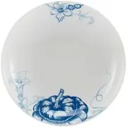 Minh Long Porcelain Dinner Plates (Home Garden - Pumpkin, 9.06 in - Set of 6)