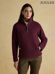 Heritage Wine Red Quarter Zip Fleece (AU2375) | $185
