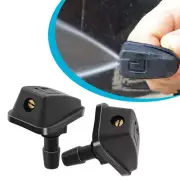 2Pcs Car Windscreen Windshield Water Spray Jets Fan-shaped Mist Wash Nozzles (for: MG)