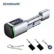 Smart Electronic Door Lock DIY Cylinder Core Fingerprint APP Keys IC Card Unlock