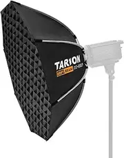 TARION Quick Setup Octagon Softbox - 55cm/22in Collapsible Octabox Soft Box with Bowens Mount Honeycomb Grid Portable Softbox for Newborn Portrait Product Photography Vlogging OC-55F SOFTBEAM