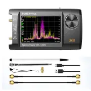 SA5 PORTXVNSA 4 inch IPS LCD Multi-function Handheld Spectrum Analyzer 100k-5.3GHz Signal Generator Spectrum Analysis Me