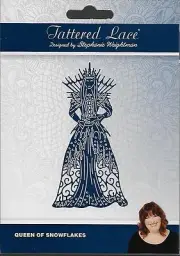 TATTERED LACE Cutting Die - QUEEN OF SNOWFLAKES - Christmas Winter Fantasy