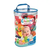 40pc Clementoni Soft Clemmy Touch & Play Soft Blocks Toy Baby/Infant 6m+