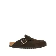 [BIRKENSTOCK] BIRKENSTOCK 'Boston' suede leather sabot Woman 37 37 Brown