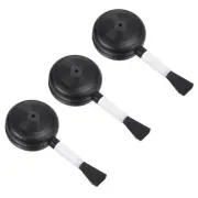 Air Dust Blower 3Pack 25mm Keyboard Cleaning Brush for Computer Screens Black