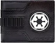 [The Empire Strikes Back] Star Wars Galactic Empire Tie Fighter Suit Black ID and Card Bi-Fold Wallet