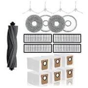 For L10S Ultra L10 Ultra Robot Vacuum Main Side Brush Hepa Filter Mop Cloth Dust Bags Spare Parts