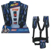 NERF Elite Soft Gear Utility Vest Holds Darts and Clips Ages 8+ New Toy Battle