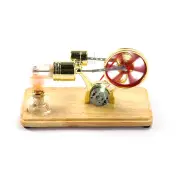 LL-009 Stirling Engine Motor Model Electricity Generator Education Experiment Learning Science Toys